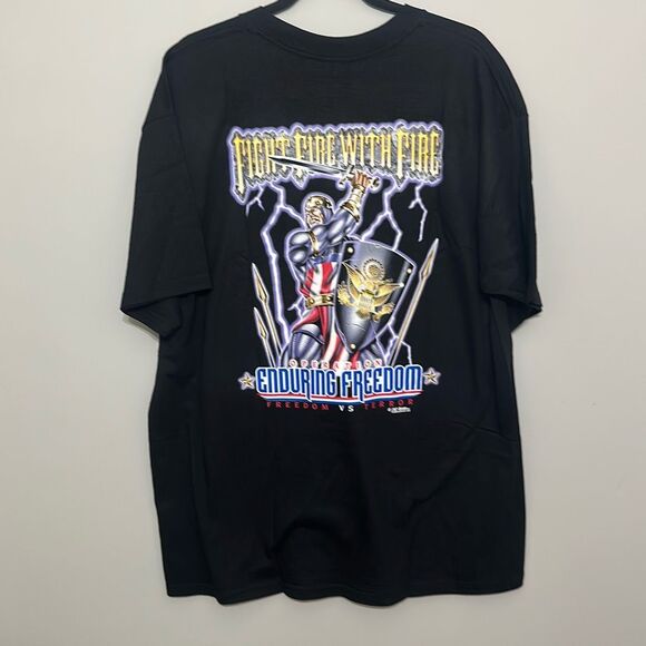 Vintage 7.62 Design Mens Black 90's Distinctive MIlitary Apparel T-Shirt Size XL - Picture 1 of 8